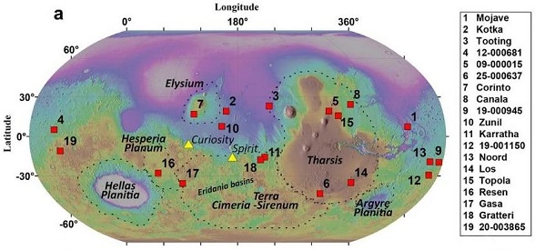 standby for mars 19 craters map